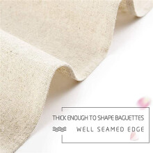 2X Large Professional Bakers Dough Couche (35X26Inch)- Pastry Proofing Cloth for Baking French Bread Loafs