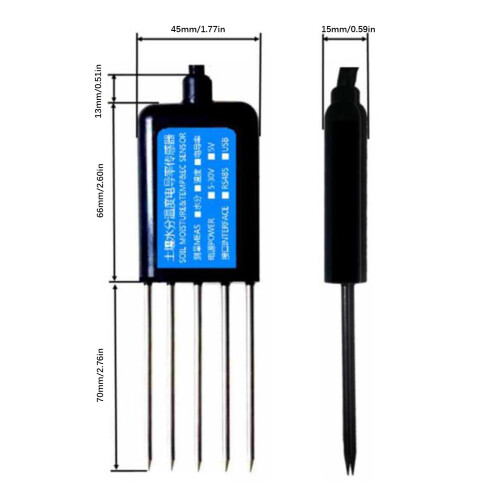 Advanced Soil Probes Sensors with Temperature-RS485 2