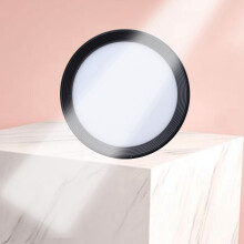 4X Round Surface Mounted Downlight Ceiling Lamps Spot Light 220V Ceiling Lamps Ultra Thin Light 4000K 5W Black Shell