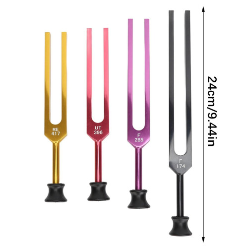 Profession Violin Guitar Tuner Instrument Tuning Fork Mallet 1