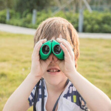 (green) Binocular For Kids, Compact Waterproof Binocular Telescope Teen Boy Birthday Gifts
