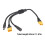 Câble adaptateur 5A XT60 à XT60 à courant élevé avec interfaces 3