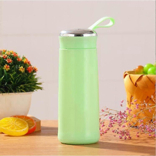 (grenn) Kids Bottle Ewith Straw Lid And 1