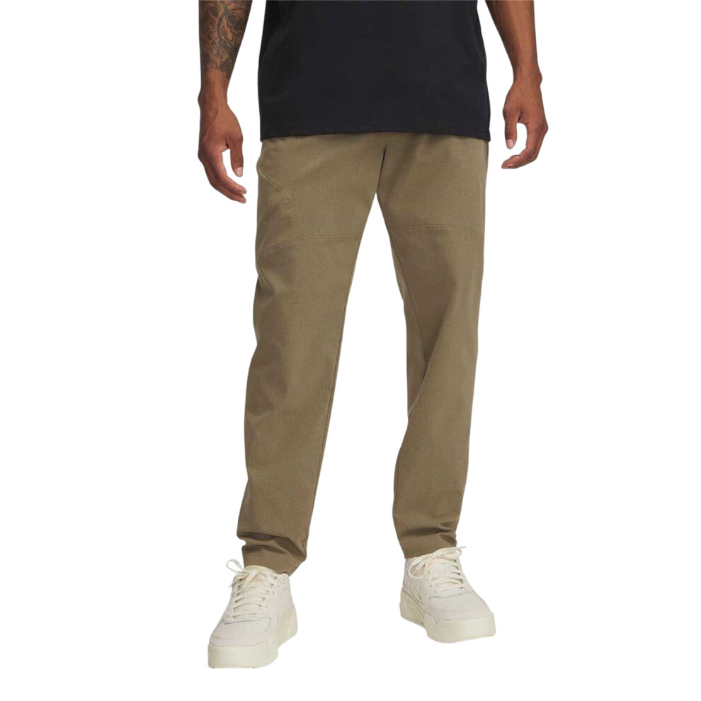 Under Armour (S R, Brown) Mens Unstoppable Tapered Slim Jogging Bottoms