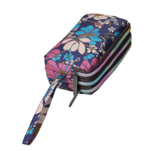 Bolso de mujer, cartera de tres capas de tela de vela, bolso de mujer, monedero, bolso informal para teléfono móvil