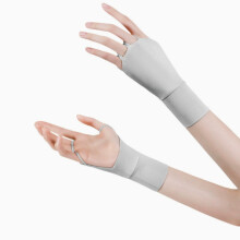 Guantes Lei Qi Ice Silk con protección solar para verano, deportes al aire libre, fitness, ciclismo, guantes de medio dedo con protecci