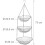3-tier Kit Hanging Fruit Basket, Iron 4