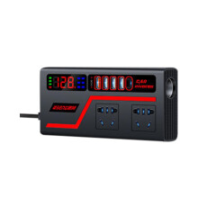 Convertidor inversor para coche, enchufe de 12V/24V a toma de corriente de 220V, encendedor de cigarrillos, cargador rápido para coche