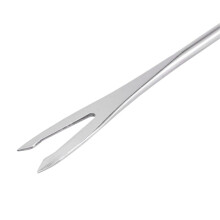 90x Stainless Steel Color Coding Chocolate Fountain Cheese Fondue Forks with Oak Wood Handle Heat Resistant,9.5Inch