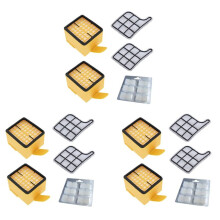 Sets D'Accessoires pour - Kobold 135 / 136 / 135Sc / Vk135 / Vk136 - 6 X Filtres Hygiéniques + 6 X Filtres de Protection Du Moteur + 18 X