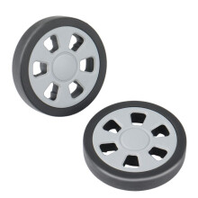 20X Bagagetillbehör Hjul Flygplan Resväska Remskiva Rullar Mute Wheel Slitstarka Delar Reparation 60X12mm