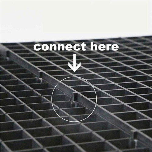 2X Aquarium Divider Tray Plastic Mesh Aquarium Egg Box Light Diffuser, Fish Tank Divider Filter Bottom Isolation