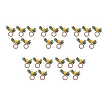 25X Zitronen Servietten Ringe Set, Zitronen Rebe Servietten Ringe, Essen Tisch Einstellung Servietten Halter für Zuhause, Essen Tisch, Urlaub Dekor