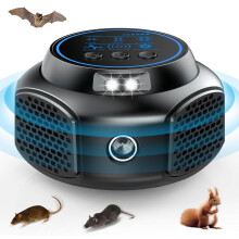 2026 Ultrasonic Mouse Repellent Plug in Indoor Pest Control for Rodent Mice Rat Squirrel Bat Roach Spider Ant Bug