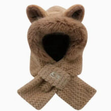 Father's Day Gift：
Autumn and Winter Hats Cute Plush Scarf Thickened One Piece Neck Plush Hat Cycling Warm Ear Protection Hat