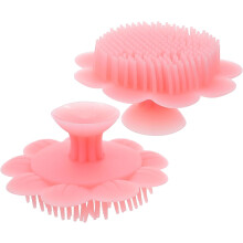 2 stuks siliconen shampooborstels, dubbelzijdige hoofdhuidscrubber met zachte massagefunctie