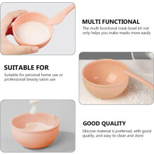 2sets Anti-drop Stirring Bowls Mixing Rods Beauty Bowls for Home and Salon Use for Facial and Hair Treatments
