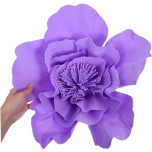 Grote bloemenhoofdband voor dames, gemaakt van EVA-materiaal, comfortabele pasvorm, perfect voor cocktailparty's en theekransjes.