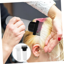 2pcs Hair Applicator Bottle Comb Shampoo Dispenser Hair Dyeing Brush Scalp Safe Quick Coloring Multi-functional Home Salon