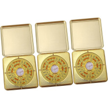 3-teiliges Präzisionskompass-Set, Halloween-Dekoration, quadratisches Werkzeug, Überlebensausrüstung, antiker chinesischer Kompass, Vintage