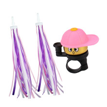 Cloches et banderoles de vélo pour enfants,-raisin rose blanc