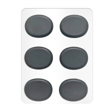 Multifunctionele drumvelbeschermers Drumdempers Siliconen-Zwart