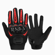 Guanti da moto, guanti da motociclista da uomo con protezione integrale per le dita, anticaduta, compatibili con touchscreen, traspiran