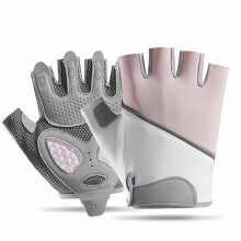 Guanti da ciclismo fitness, per allenamento sportivo all'aperto, golf, in silicone antiscivolo, resistenti all'usura, in seta ghiaccio,