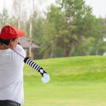 3 fundas para cabezas de palos de golf, de tela de poliéster tejida, portátiles y protectoras.