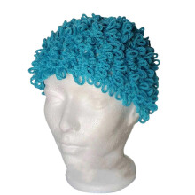 (aldult, lake blue) Cosplay Curler Hat For Adult Kids Practical Joke Stretchy Skull Hat Carnivals Party Dress Up Costume Stage Hat Lake Blue Child