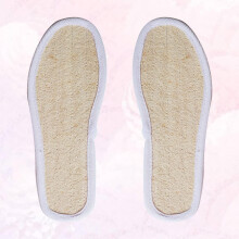 3 Stück Luffa-Einlegesohlen, dämpfende, atmungsaktive und saugfähige Schuhaccessoires