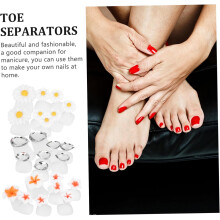 3 set di separatori per dita dei piedi in silicone, divisori per dita dei piedi per pedicure, distanziatori per smalto, strumenti per manicure