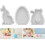 3pcs Easter Candle Molds Silicone Bunny and Egg Molds for DIY Easter Crafts and Aromatherapy Candle Making 8