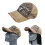 (Gray Khaki) Mens Retro Baseball Cap Cappy Cap 4