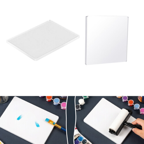 Tapis d'impression en Silicone transparent, plaque-5x7 pouces 2