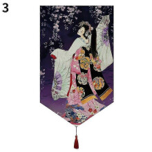 (3) Japanese Short Doorway Curtain Hanging Flag Valance Parlor Dcor
