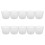 Plastic 120Ml Electric Cooker Rice Measuring Cup 10Pcs Clear White 2