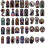 50Pcs Punk Black Cats Decals Waterproof PVC Stickers-50 sheets 6