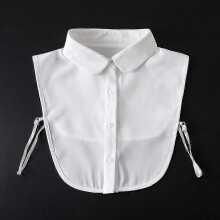 (02) Collar Shirt Female Removable | Shirts Collars Women | Women Shirt Detachable Collar - Ties
