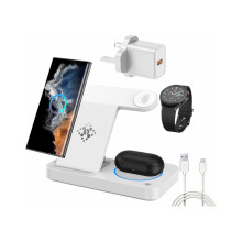 Magnetic wireless charger three-in-one mobile phone earphone watch wireless charger folding stand