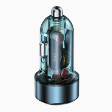 Încărcător auto universal cu protocol complet, încărcare super rapidă, 100W, unu sau două capete de încărcare QC, încărcător auto PD30W