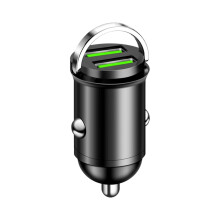 Adaptor încărcător auto, încărcător USB pentru brichetă cu două porturi de 45W, priză de încărcare pentru brichetă de 12V/24V,