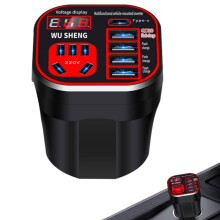 Încărcător auto cu brichetă, mufă de conversie, încărcare rapidă, încărcător auto, invertor auto 12V/24V la 220V