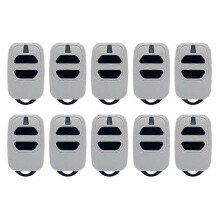 Lot de 10 télécommandes de porte de garage à 2 touches, 433,92 MHz, code tournant, compatibles avec les émetteurs portables des séries
