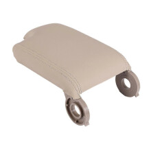 Armsteun uit één stuk beige echt leer (met voet) compatibel met Mercedes-Benz 3 Serie (modellen 1999-2005, E46).