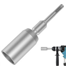 Compatibel met SDS Plus T-kolom aardingspen, boorbit-aandrijving, duurzame hamerboor-aardingspenadapter, geschikt voor hamerboormachine