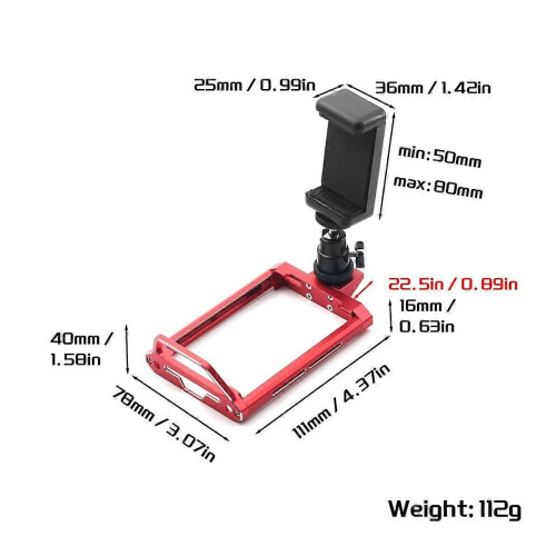 Metal Transmitter Protector Frame and Phone Holder for Noble NB4 / NB4 Pro / NB4+ Remote Control Black 2