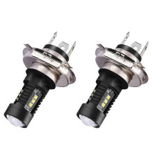 Bombillas LED H4 para faros delanteros, 60W, 6000K, luz alta/baja y faros antiniebla (2 unidades)