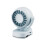 Small Rechargeable Clip Fan Suitable for Desk Dorm Bedside-Blue 1