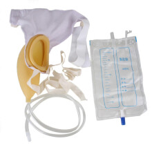 1000 ml auslaufsicherer Urinbeutel für Männer mit Schlauch, tragbarer Urinalauffangbehälter & Aufbewahrung (BT-4)